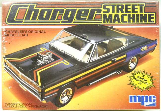 MPC 1/25 Dodge Charger Street Machine, 1-0763 plastic model kit